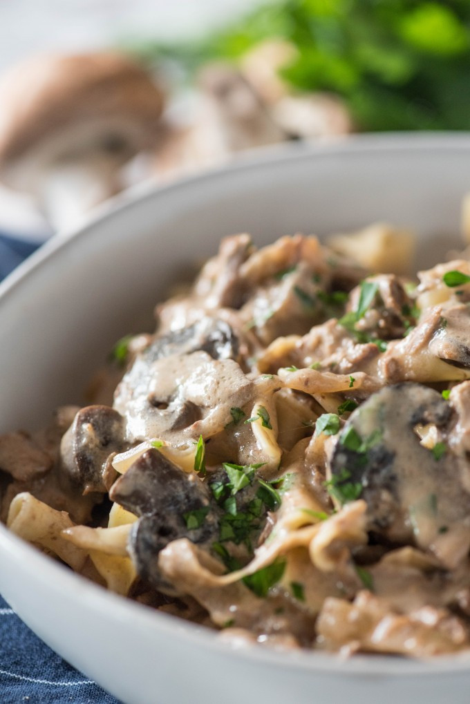 Gourmet Beef Stroganoff
 Slow Cooker Beef Stroganoff Go Go Go Gourmet