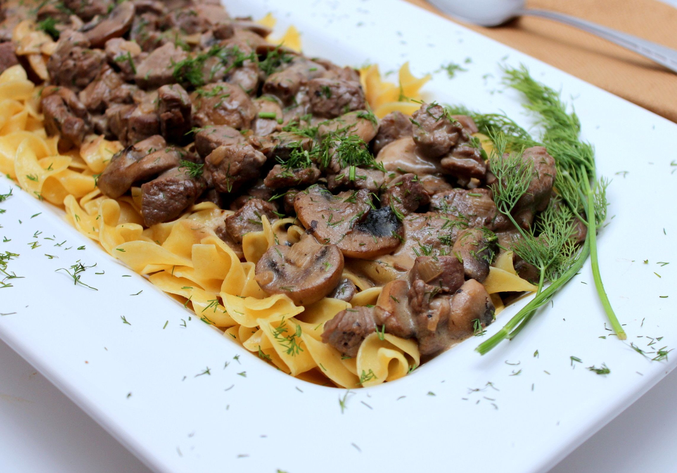 Gourmet Beef Stroganoff
 Gourmet Beef Stroganoff is reserved for the special