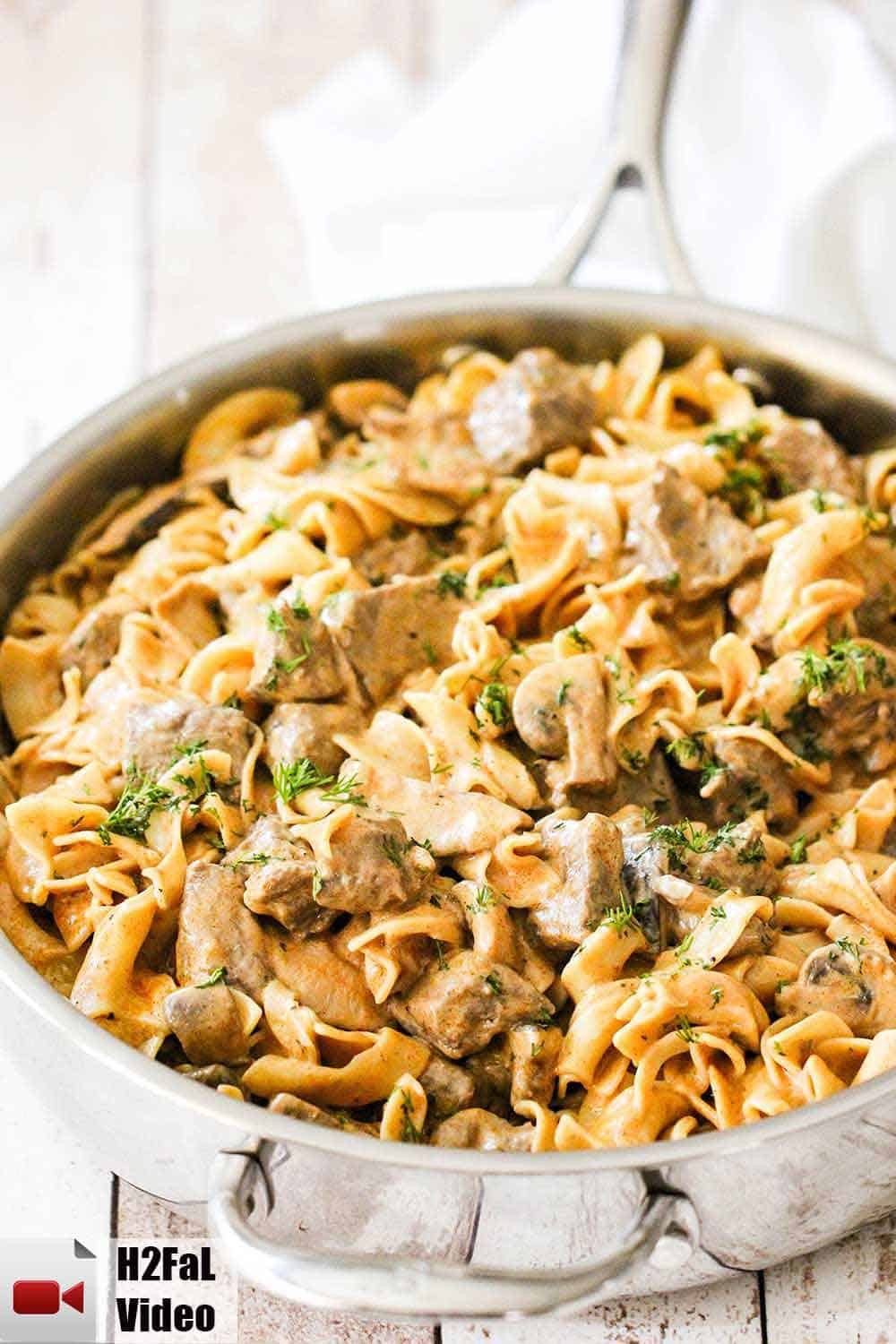 Gourmet Beef Stroganoff
 Gourmet Beef Stroganoff