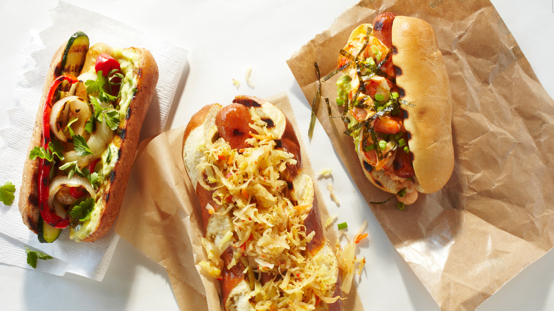 Gourmet Hot Dogs
 Hot dogs go gourmet