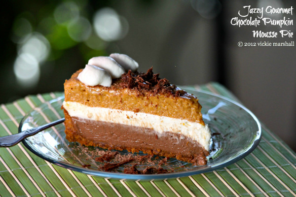 Gourmet Pumpkin Pie
 Chocolate Pumpkin Mousse Pie