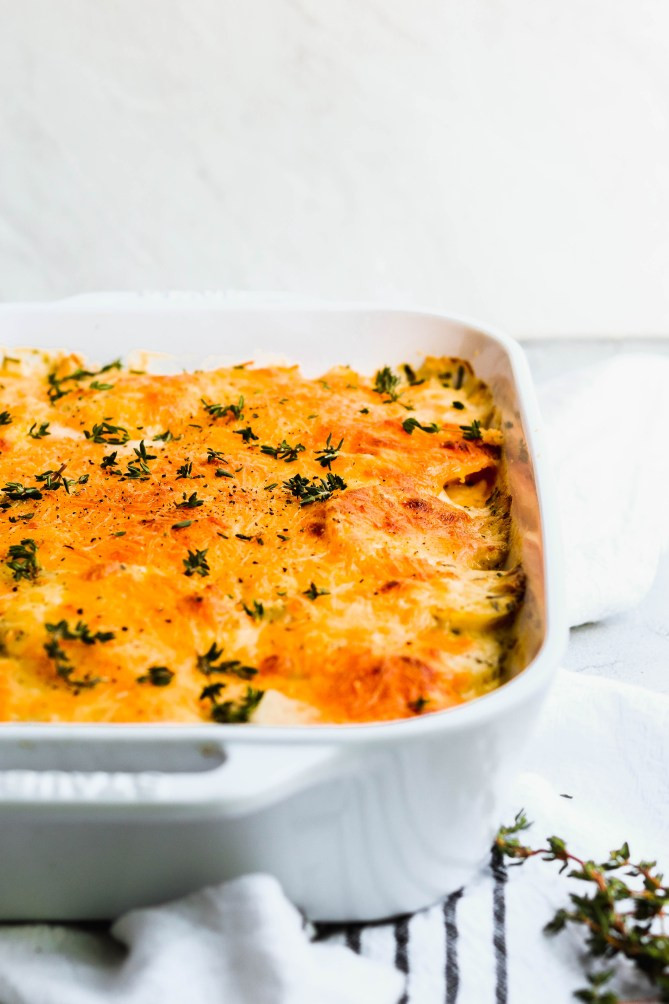 Gourmet Scalloped Potatoes
 Herb and Horseradish Scalloped Potatoes For the Love of