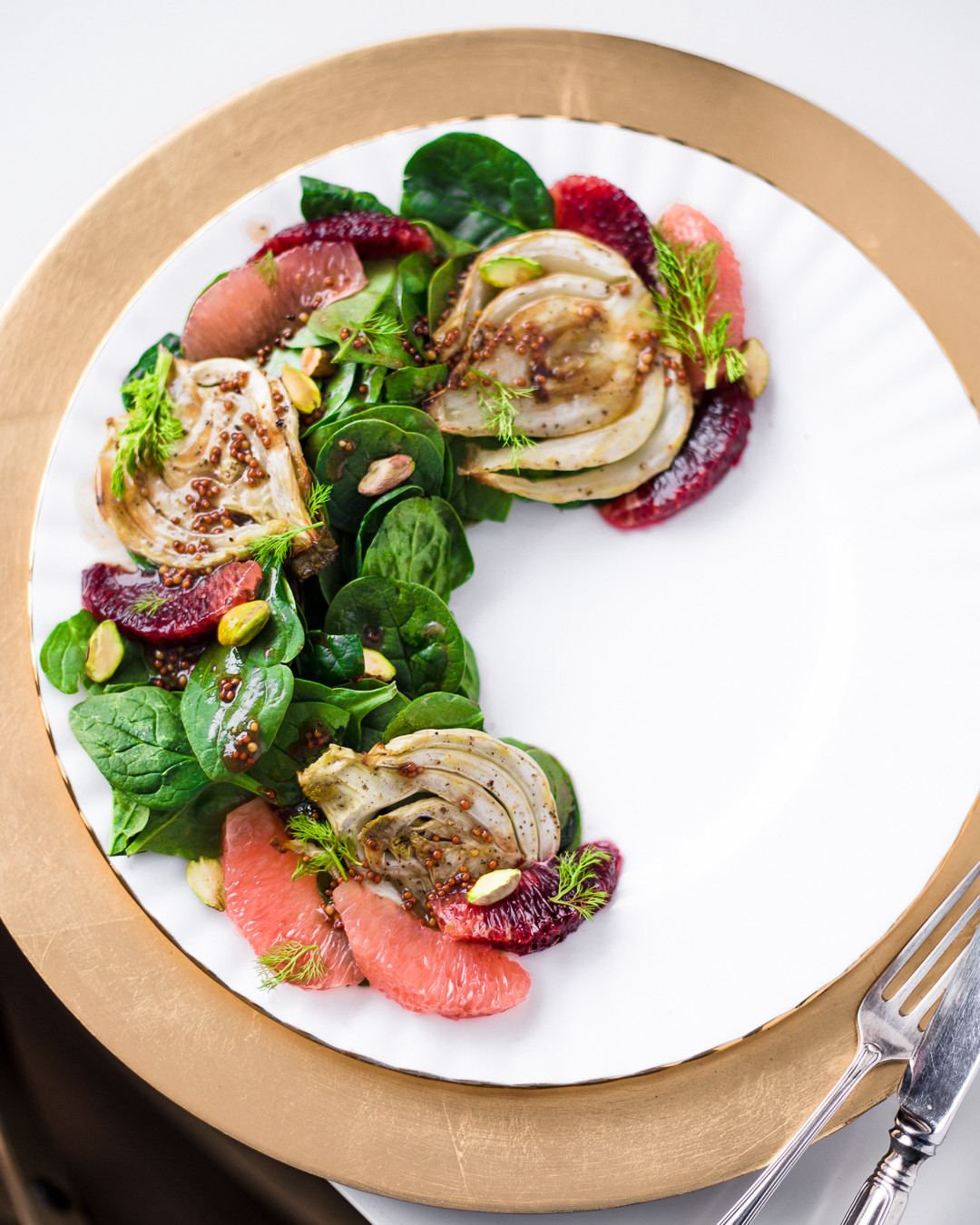 Gourmet Vegetarian Recipes
 Fennel Citrus Salad with Pistachio