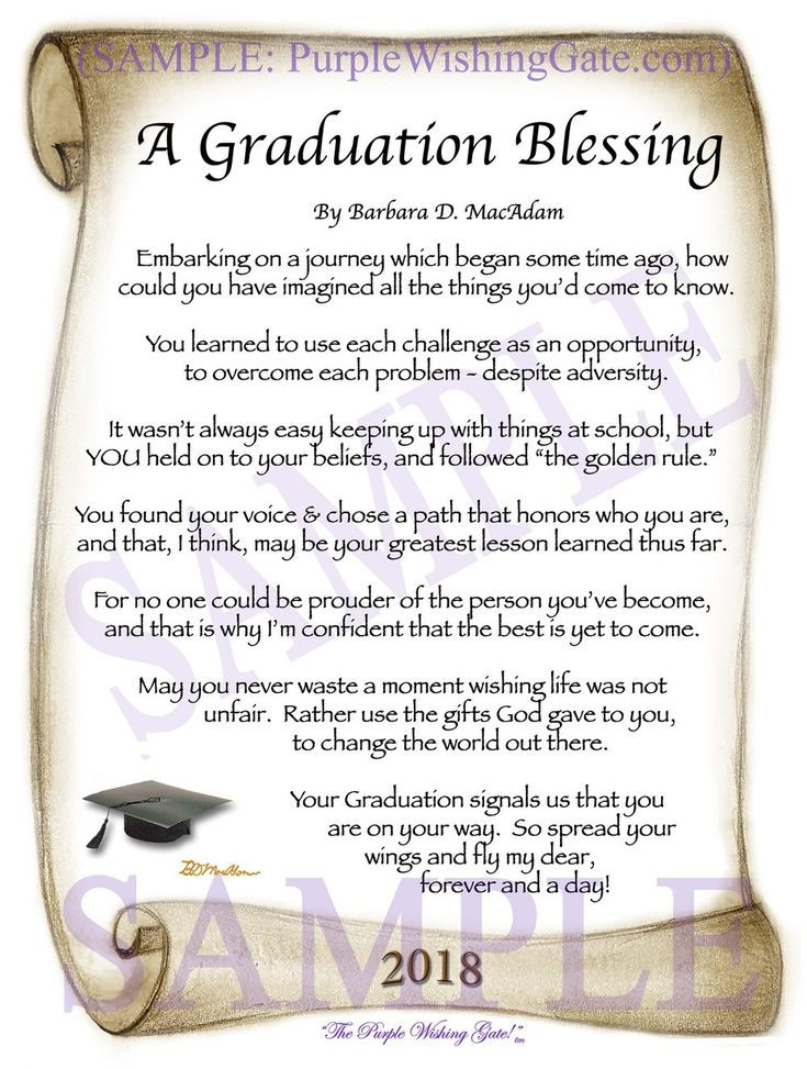 Graduation Blessings Quotes
 A Graduation Blessing