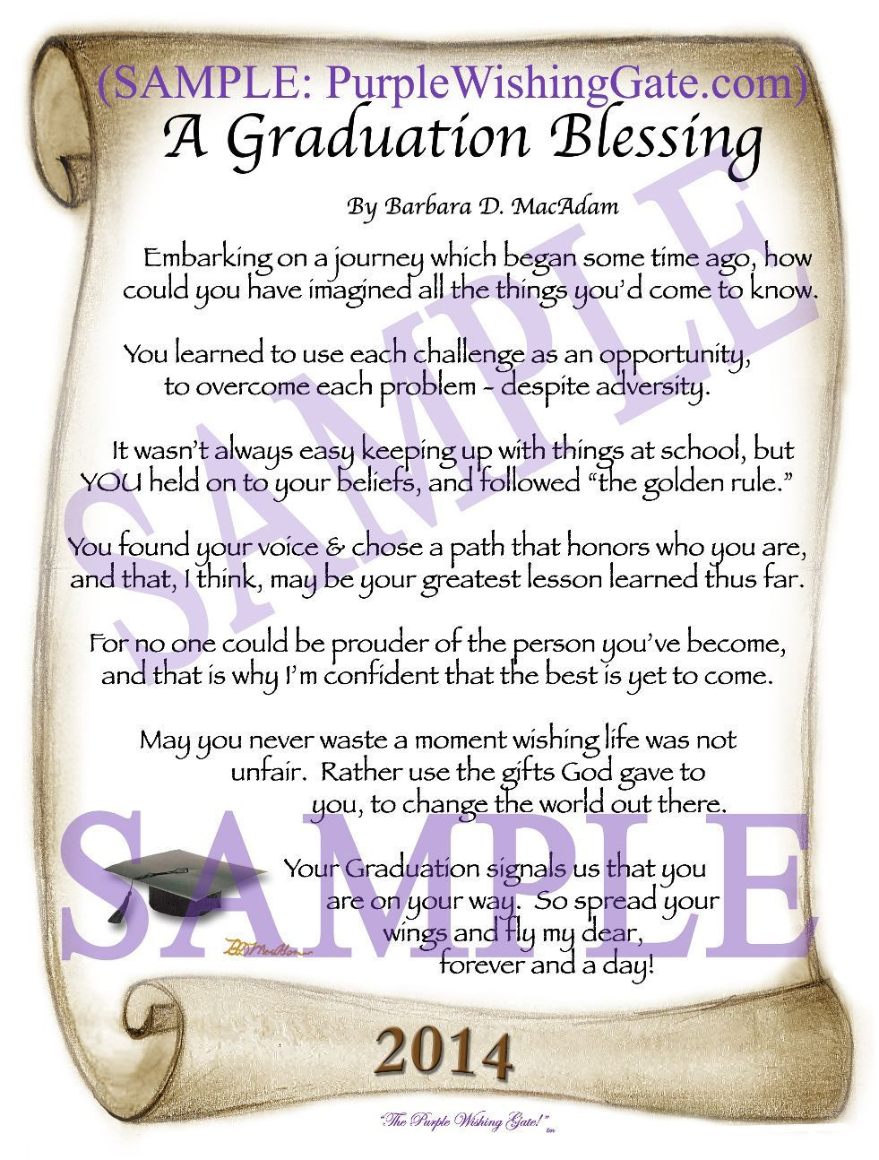 Graduation Blessings Quotes
 A Graduation Blessing