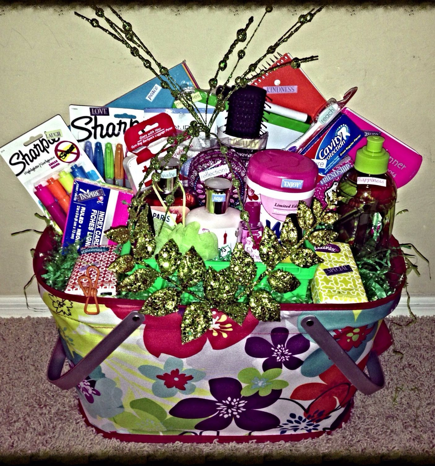 Graduation Gift Ideas College Students
 College Student Gift Basket for her This basket is