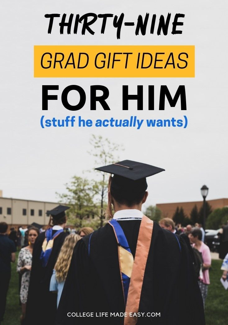 Graduation Gift Ideas For Male College Graduates
 The Most Useful College Graduation Gifts for Him
