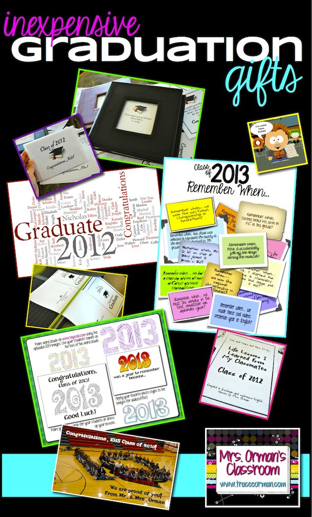 Graduation Gift Ideas For Teachers
 Mrs Orman s Classroom Ten Thoughtful and Inexpensive