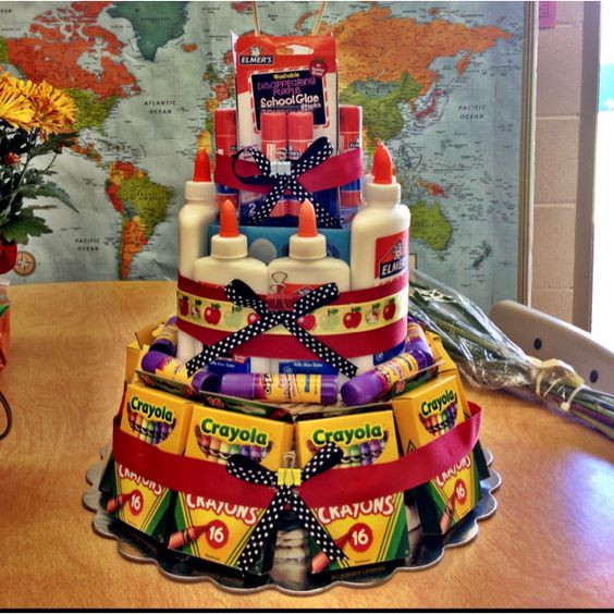 Graduation Gift Ideas For Teachers
 School supply cake great t for new teachers
