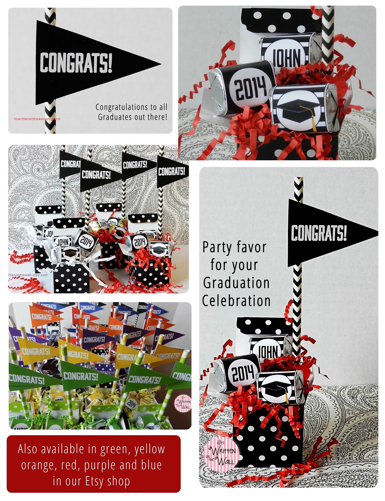 Graduation Party Gift Ideas
 It s Written on the Wall Unique Graduation Party Favor