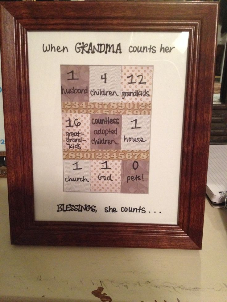 Grandmother Birthday Gift Ideas
 Craft for Grandma s birthday Create