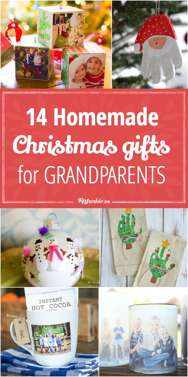 Grandparent Gift Ideas From Baby
 14 Homemade Christmas Gifts for Grandparents
