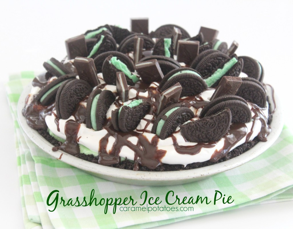 Grasshopper Pie Ice Cream
 Caramel Potatoes Grasshopper Ice Cream Pie