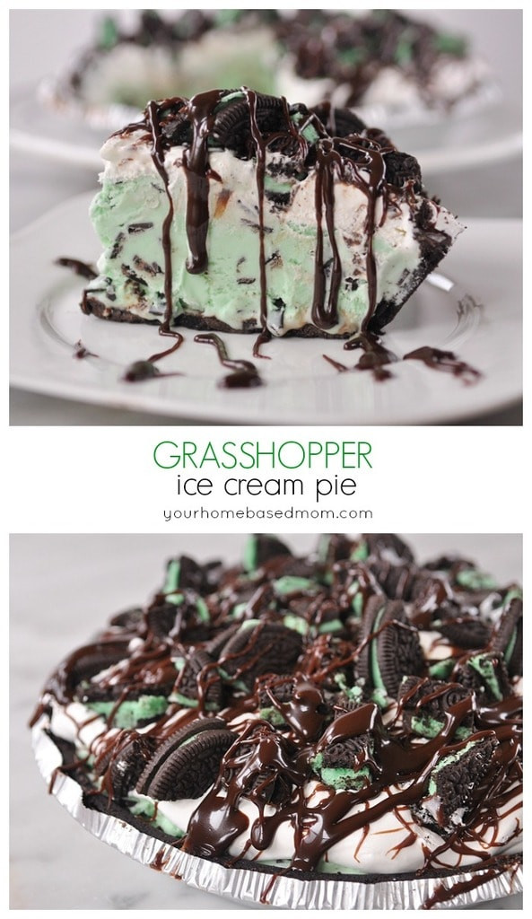 Grasshopper Pie Ice Cream
 Grasshopper Ice Cream Pie your homebased mom