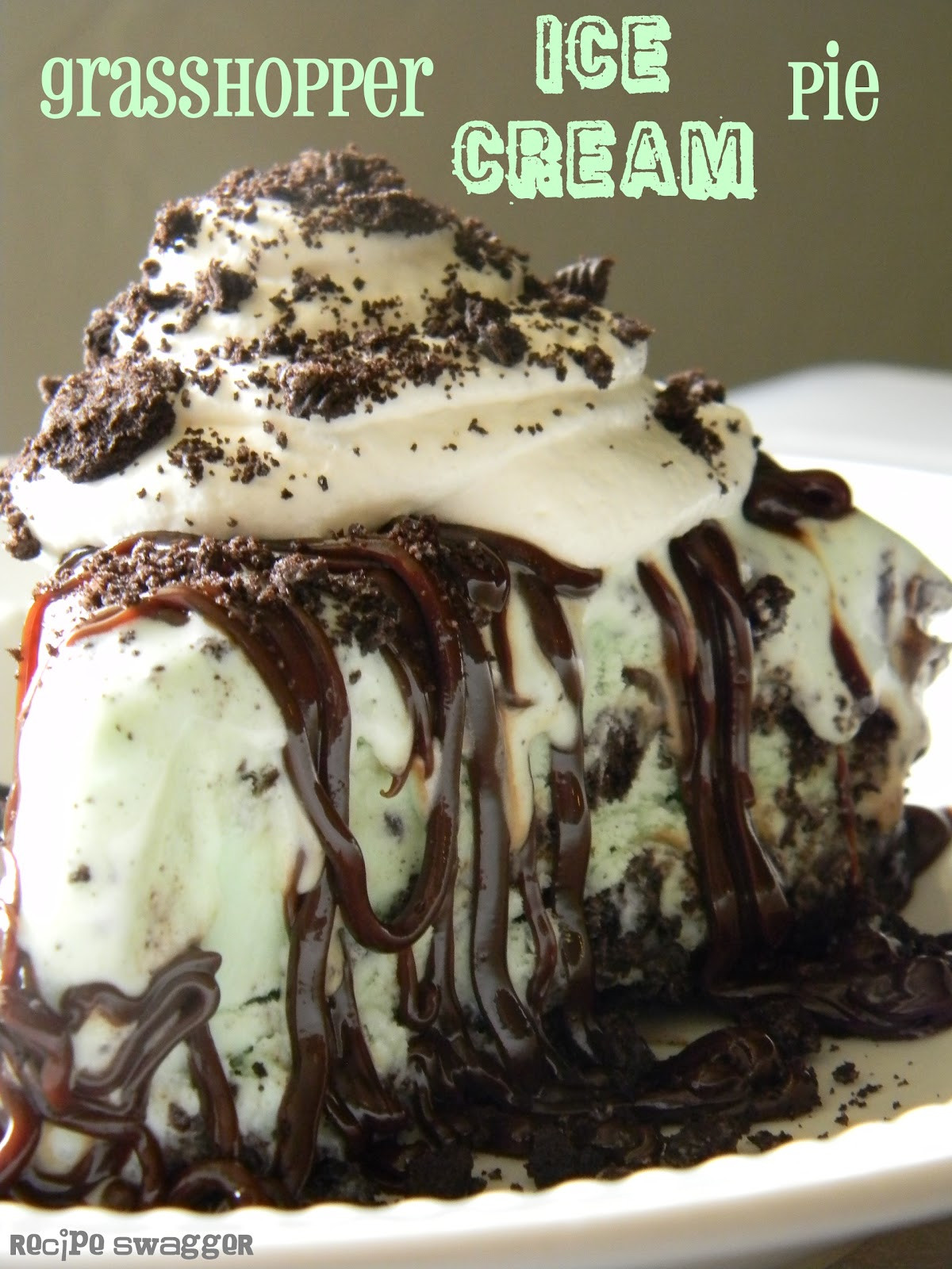 Grasshopper Pie Ice Cream
 Grasshopper Ice Cream Pie