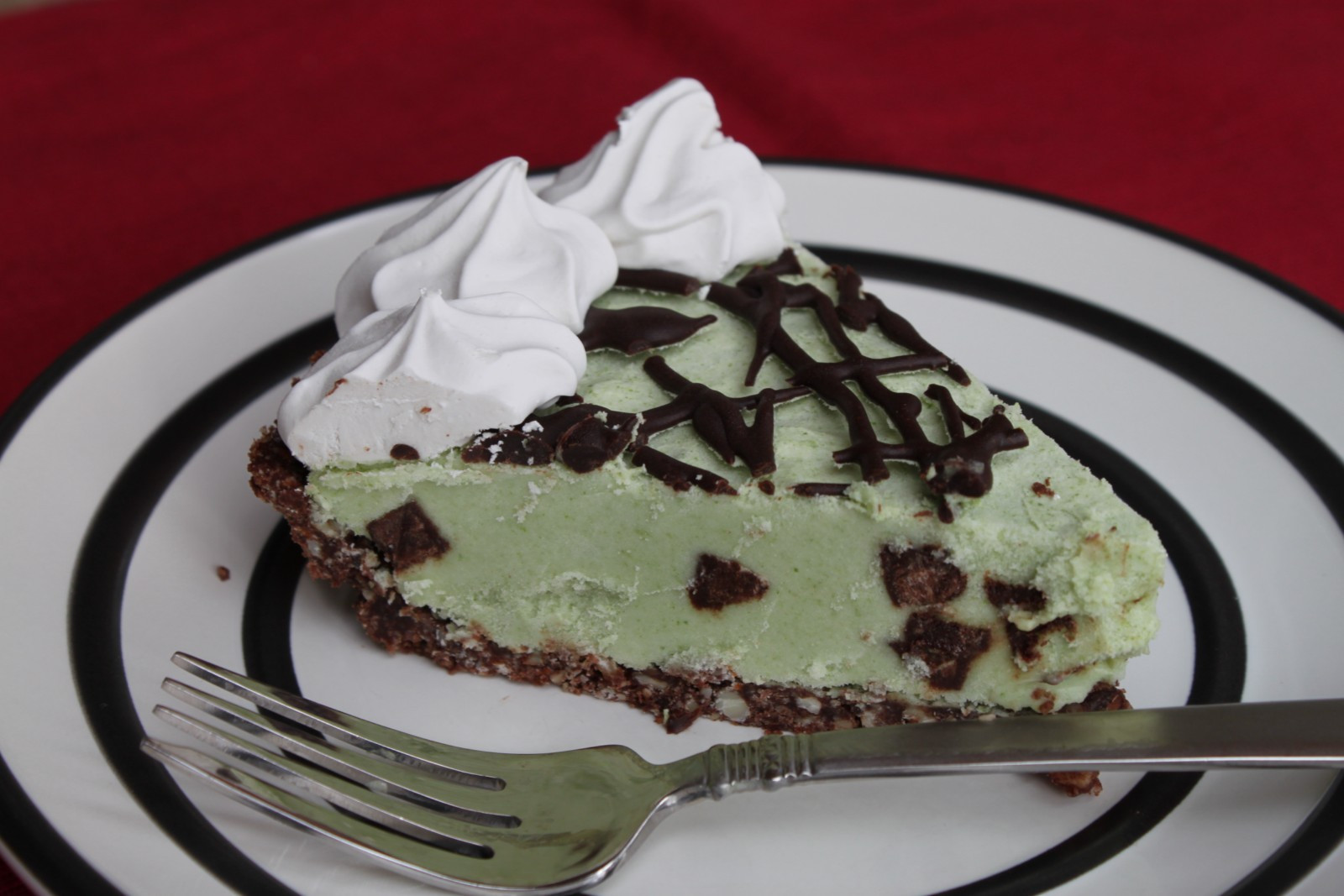 Grasshopper Pie Ice Cream
 GRASSHOPPER ICE CREAM PIE