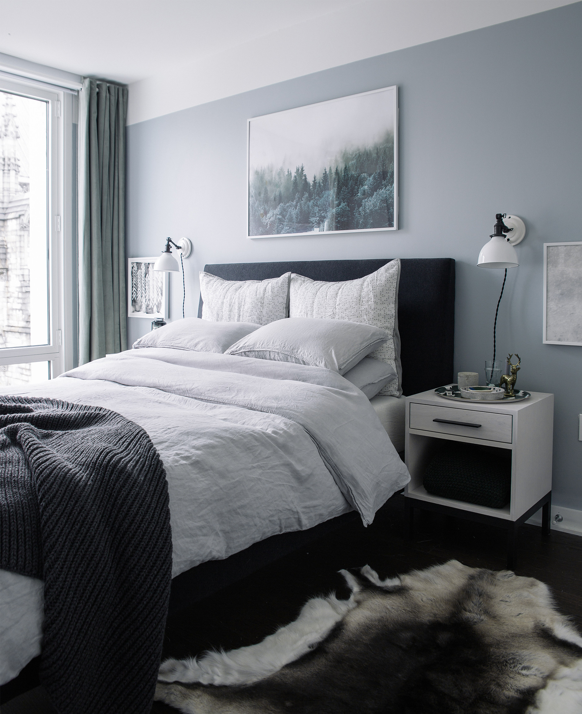 Gray Bedroom Paint
 Bedroom Makeover The Reveal Bright Bazaar by Will Taylor