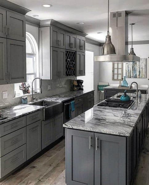 Gray Kitchen Cabinet Ideas
 Top 50 Best Grey Kitchen Ideas Refined Interior Designs