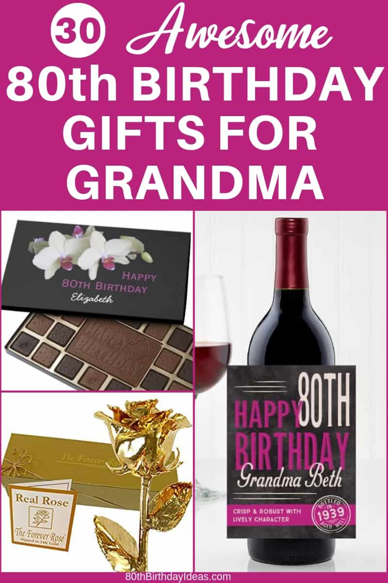 Great Birthday Gift Ideas For Her
 80th Birthday Gift Ideas for Grandma