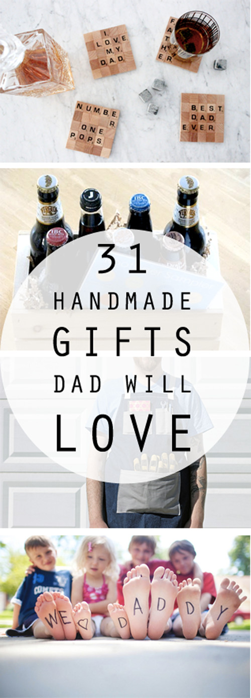 Great Birthday Gifts For Dad
 31 Handmade Gifts Dad Will Love With images