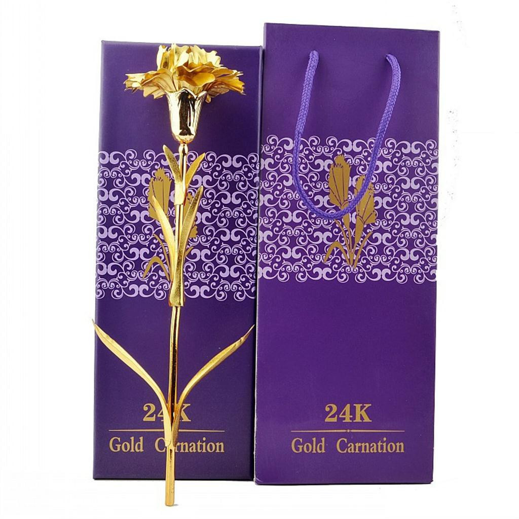 Great Birthday Gifts For Mom
 Gold Foil Carnation Mother s Day Is The Best Choice For