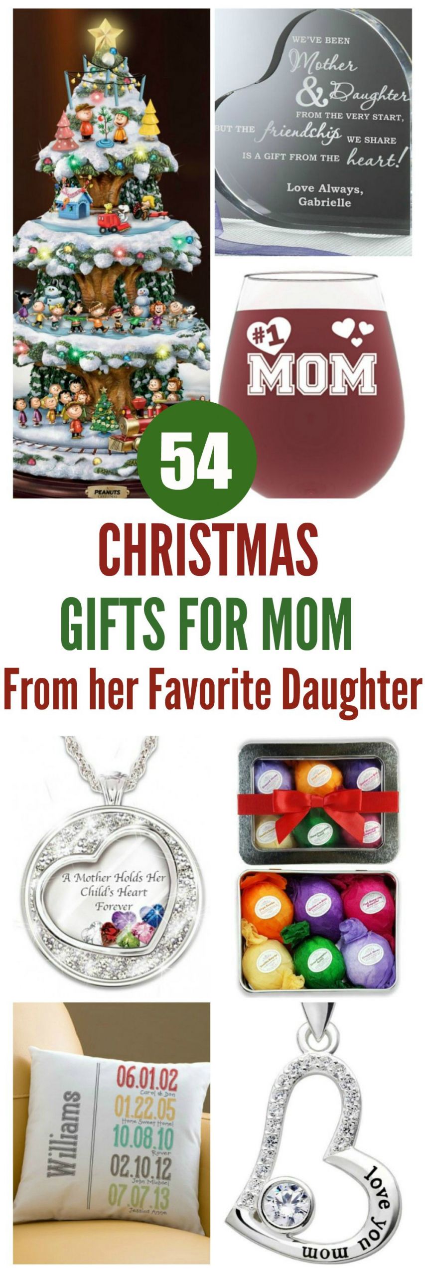 Great Christmas Gift Ideas For Moms
 Gifts for Mom from Her Daughter Top 60 Gifts