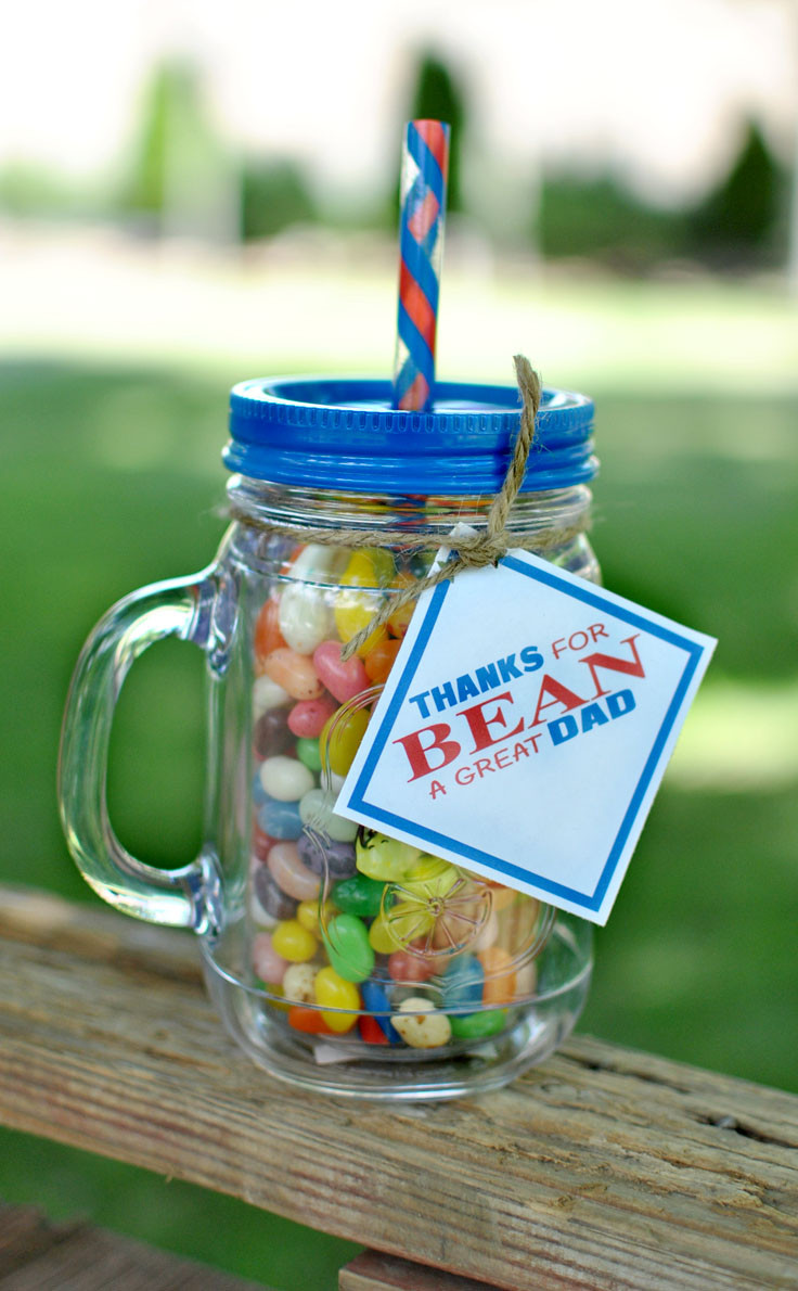 Great Gift Ideas For Fathers
 Father s Day Beans Gift Idea with Free Printable