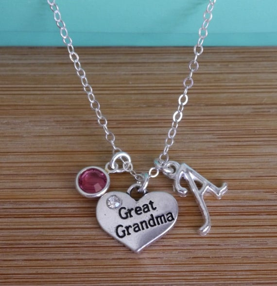 Great Grandma Necklace
 Great Grandma Great Grandma Heart Necklace by Ma sCharms