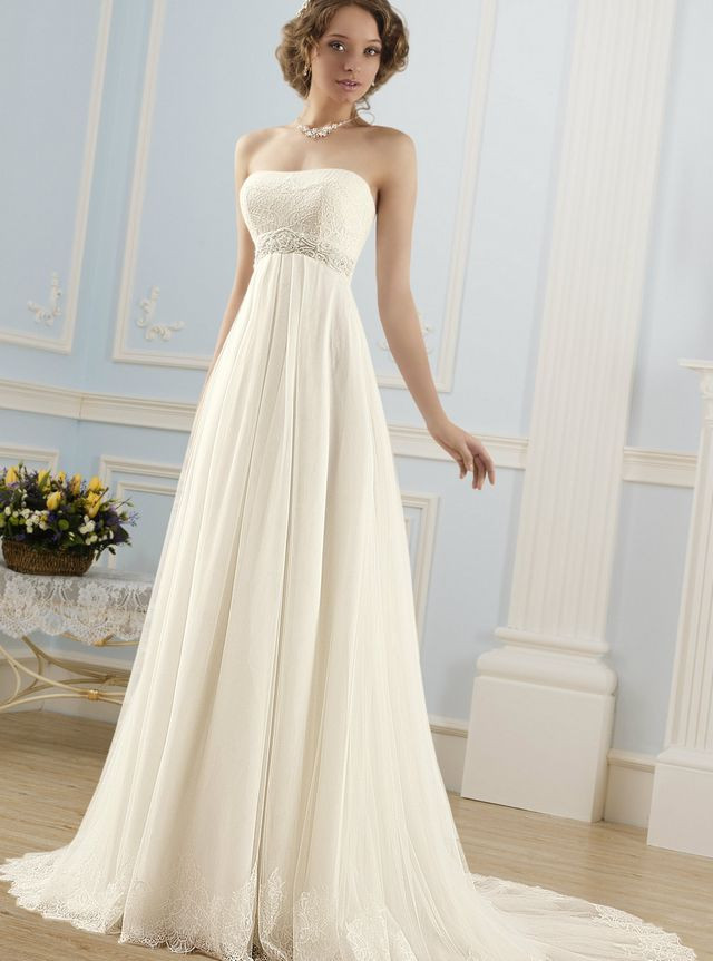 Grecian Style Wedding Dress
 Grecian Goddess Style Wedding Gown