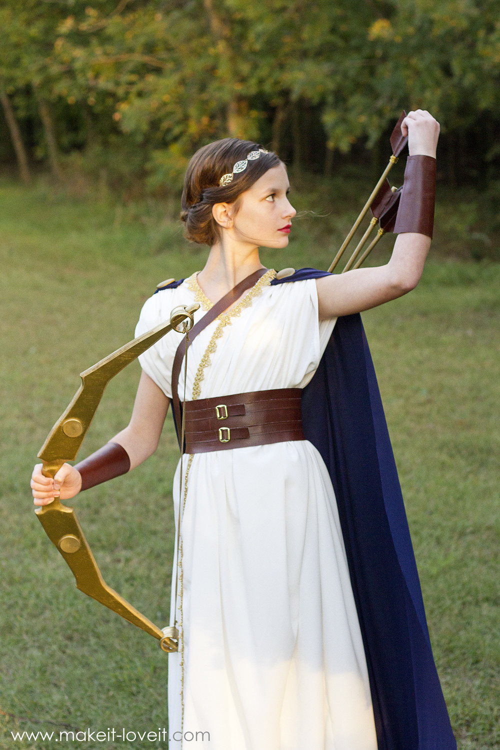 Greek Costume DIY
 DIY Greek Goddess Costume ARTEMIS