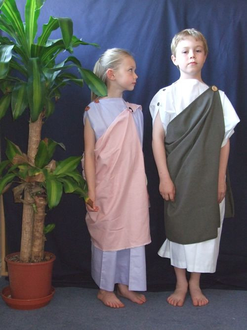 Greek Costume DIY
 Ancient Greek Children Girls Boys growing up in ancient Greece