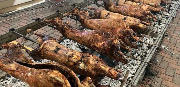 Greek Easter Lamb
 How I carved 40 whole lambs for Greek Easter and