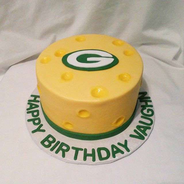 Green Bay Packers Birthday Cake
 Green Bay Packers Cheese Head Cake With images