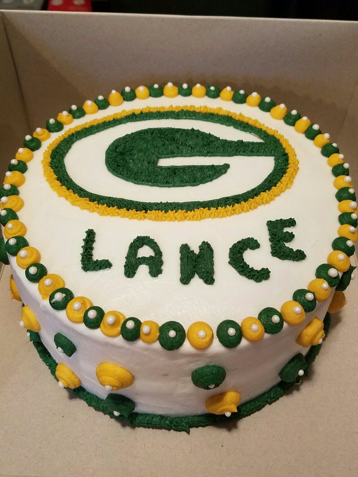 Green Bay Packers Birthday Cake
 Green Bay Packers Birthday Cake