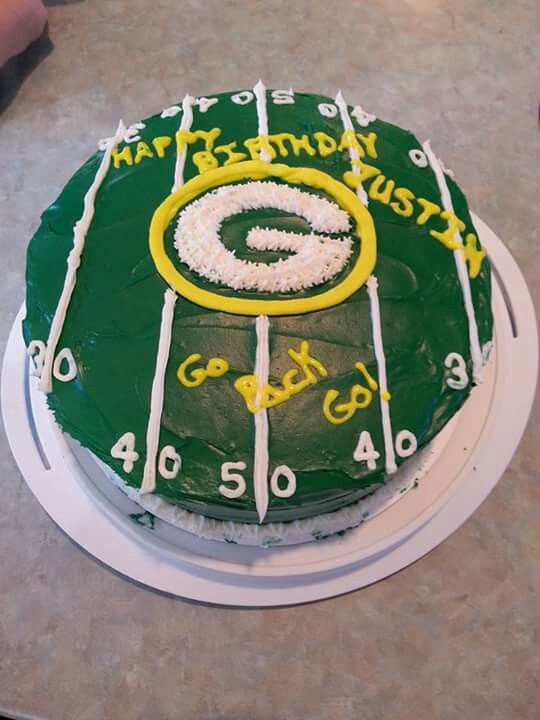 Green Bay Packers Birthday Cake
 Green Bay Packers birthday cake