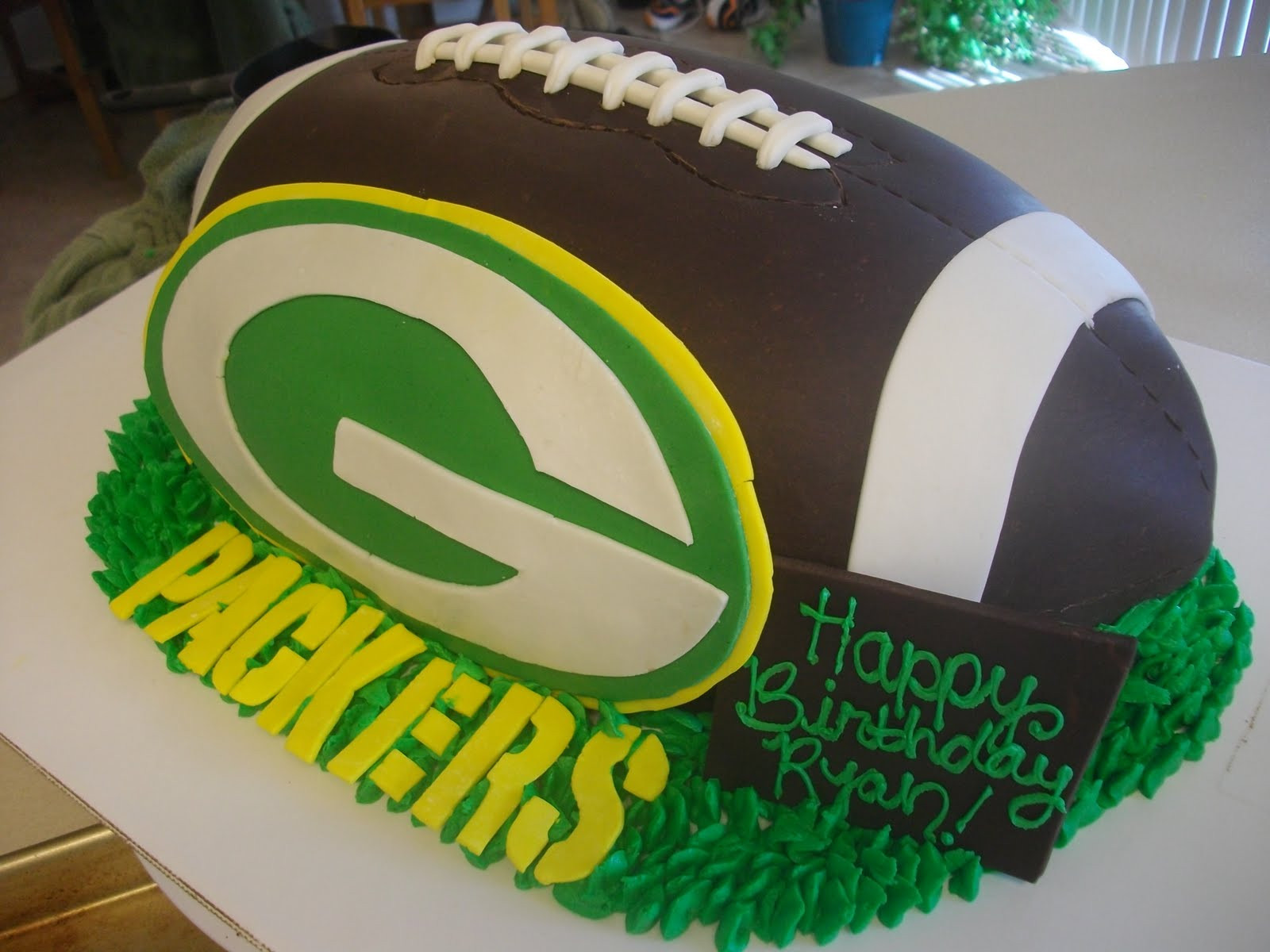 Green Bay Packers Birthday Cake
 Aubrys Cakes Green Bay Packers Birthday Cake