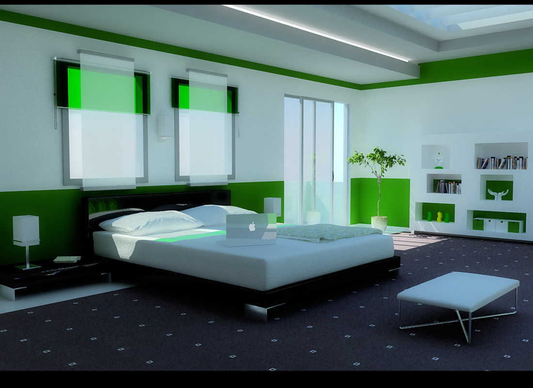 Green Bedroom Colors
 16 Green Color Bedrooms