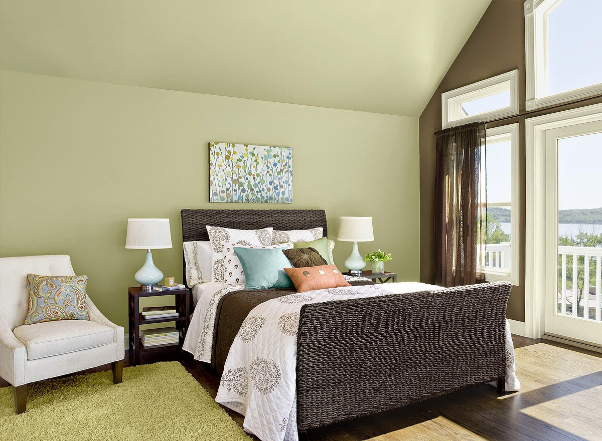 Green Bedroom Colors
 2015 Color of the Year Guilford Green