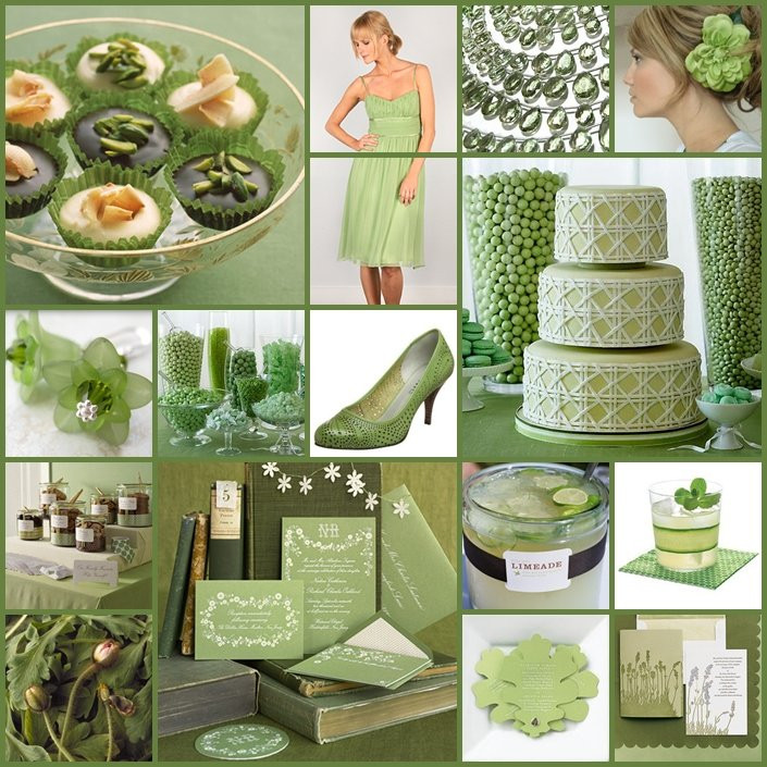 Green Wedding Theme
 Wedding Inspiration