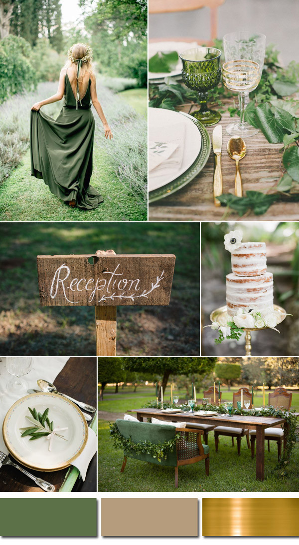 Green Wedding Theme
 Kale Green Wedding Color Ideas for 2017 Spring & Summer