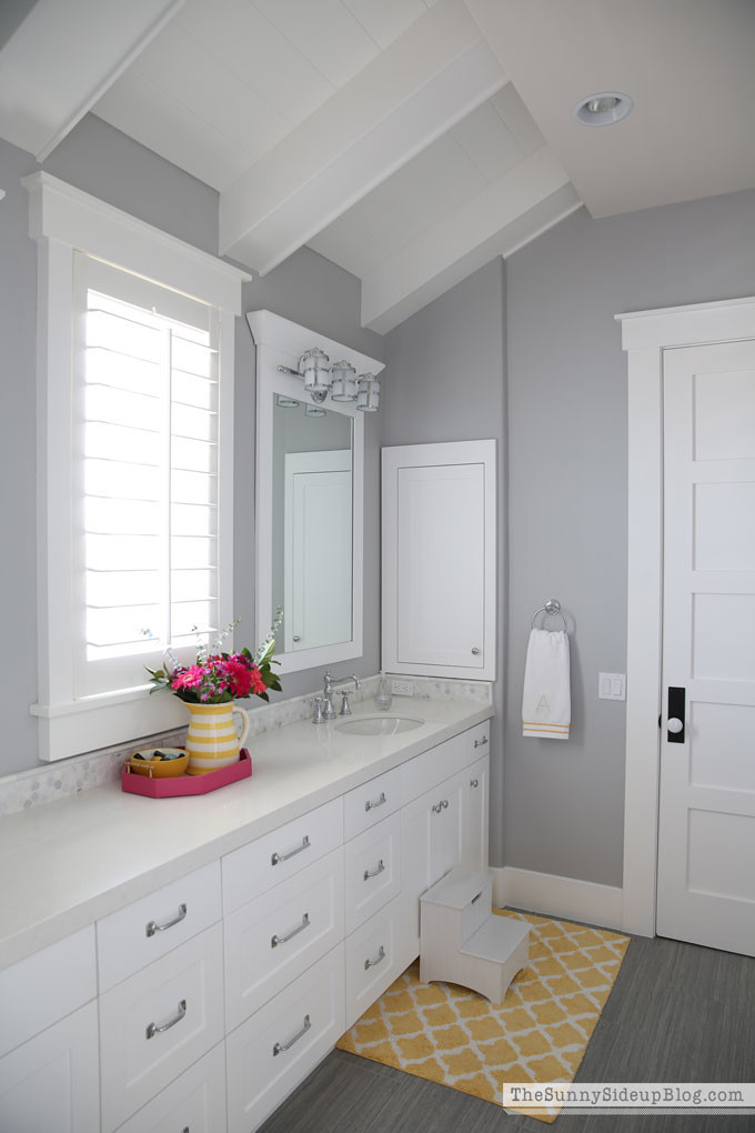 Grey Bathroom Paint
 My Favorite Gray Paint and all paint colors throughout