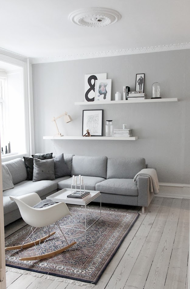 Grey Walls Living Room
 decordots Interior inspiration