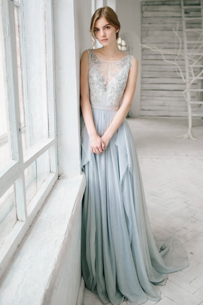 Grey Wedding Dress
 9 Colorful Wedding Dresses Prove You Don t Have to Wear White