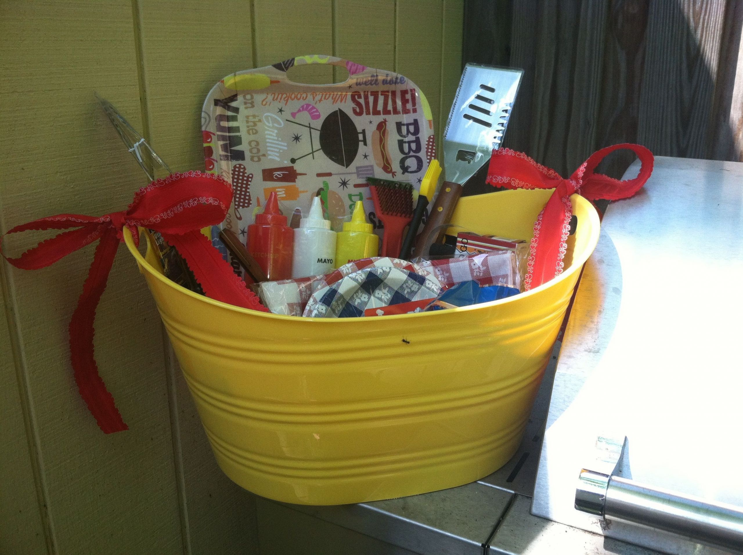 Grill Gift Basket Ideas
 Celebrate summer with a grilling essentials basket Great