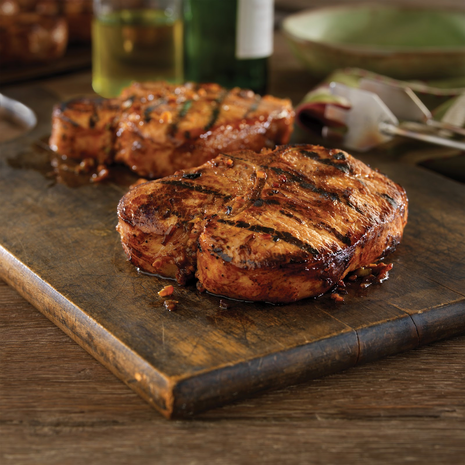 Grill Thin Pork Chops
 Harter House World Flavors Grilled Pork Chops with