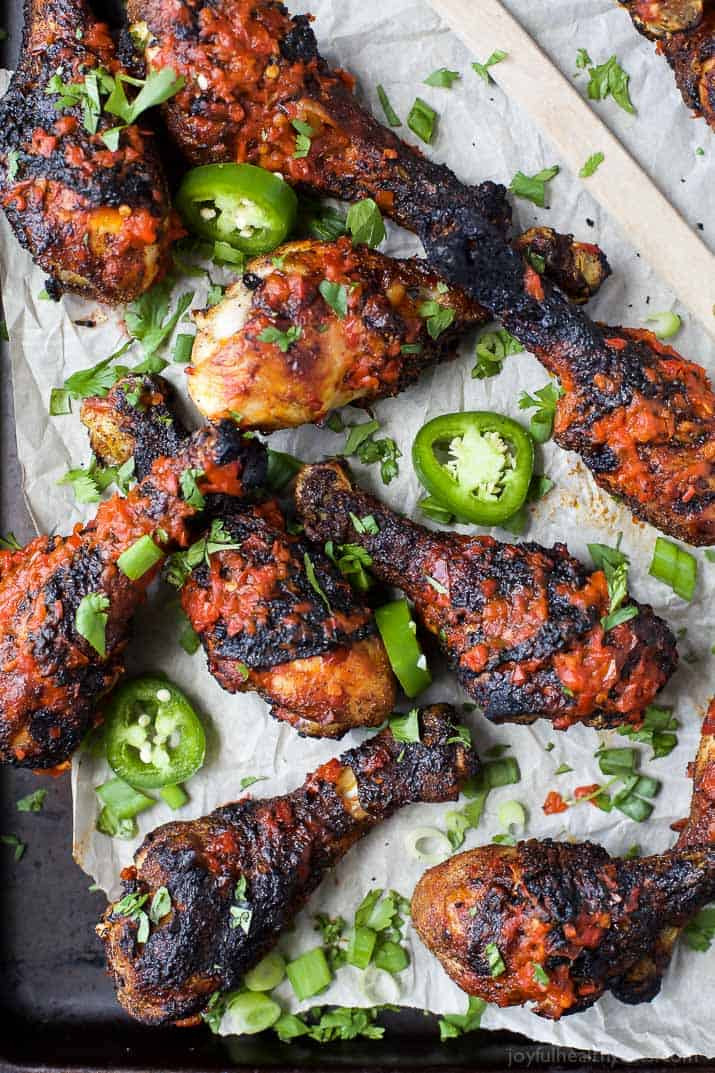 Grilled Chicken Legs Recipe
 Moroccan Harissa Grilled Chicken Legs