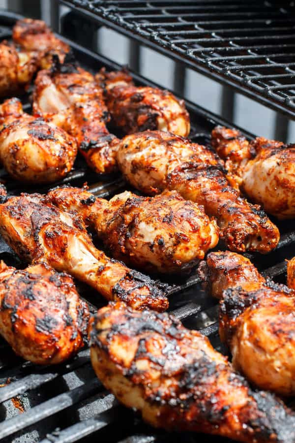 Grilled Chicken Legs Recipe
 Grilled Chicken Drumsticks with Garlic Harissa Marinade