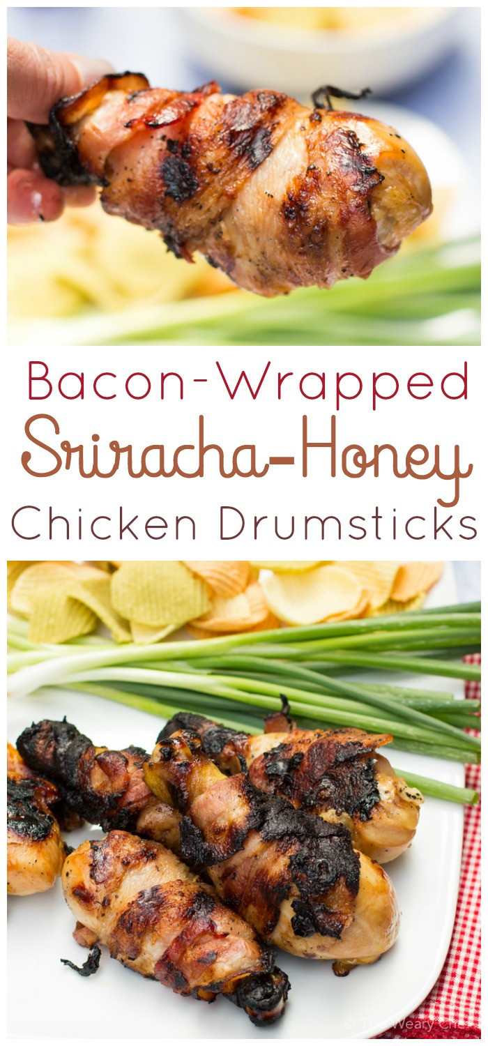 Grilled Chicken Legs Recipe
 Bacon Wrapped Grilled Chicken Legs The Weary Chef