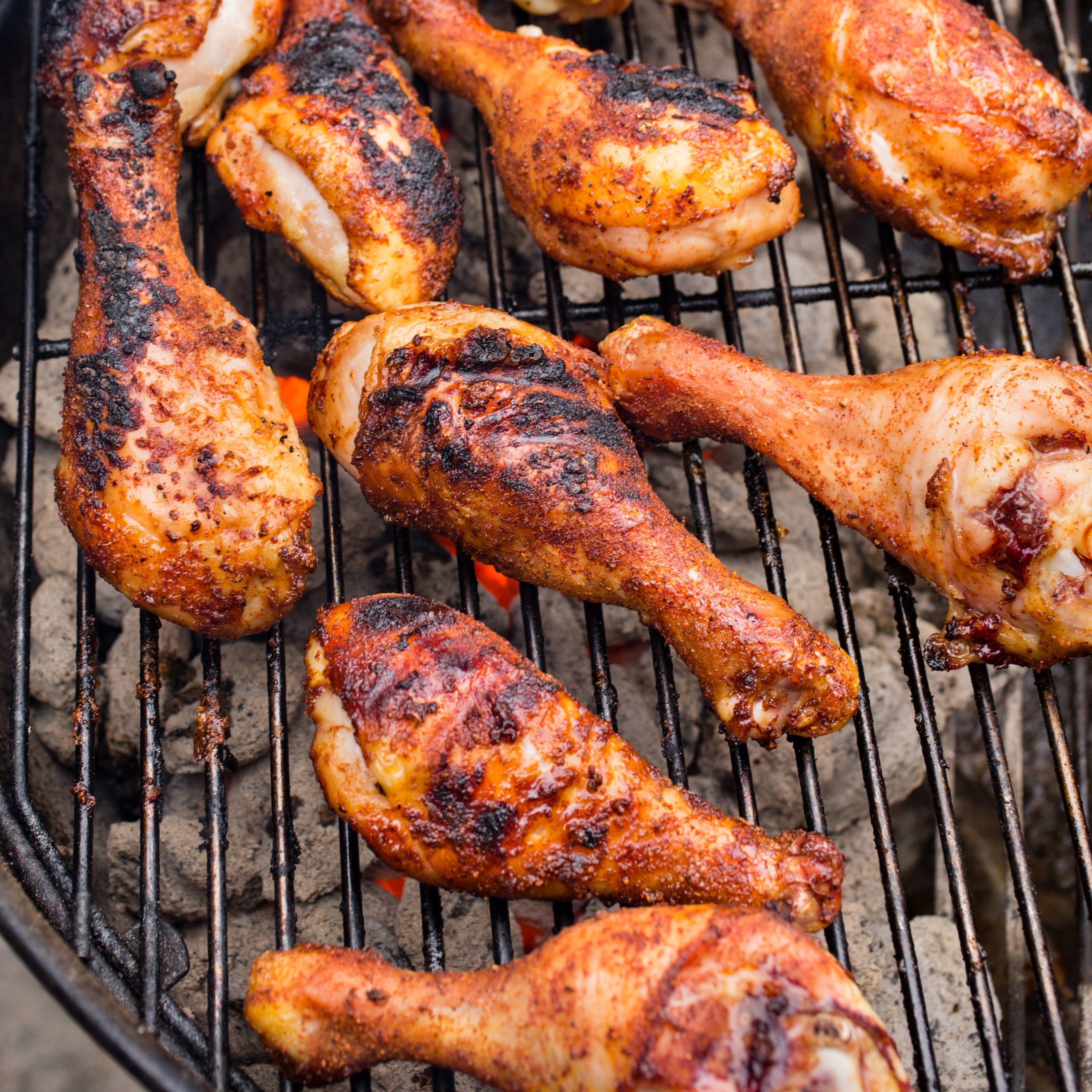 Grilled Chicken Legs Recipe
 Grilled Spice Rubbed Chicken Drumsticks