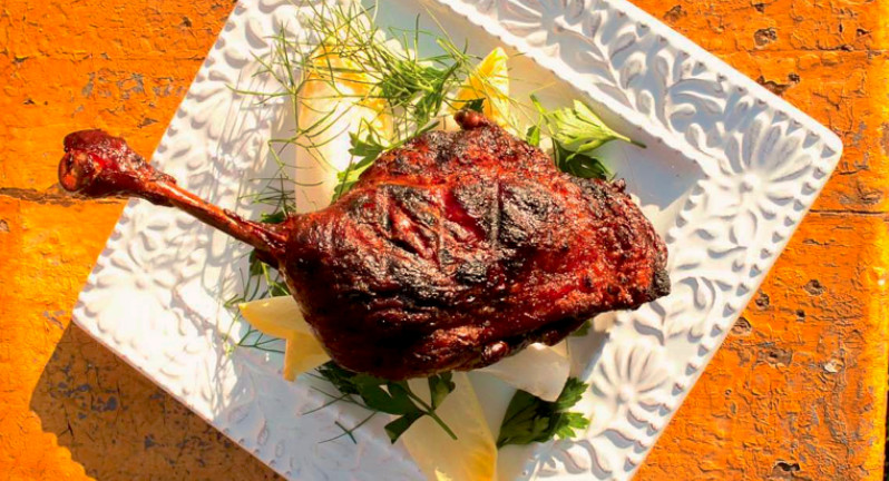 Grilled Duck Recipes
 Crispy Skin Grilled Duck Confit Recipe Food Republic